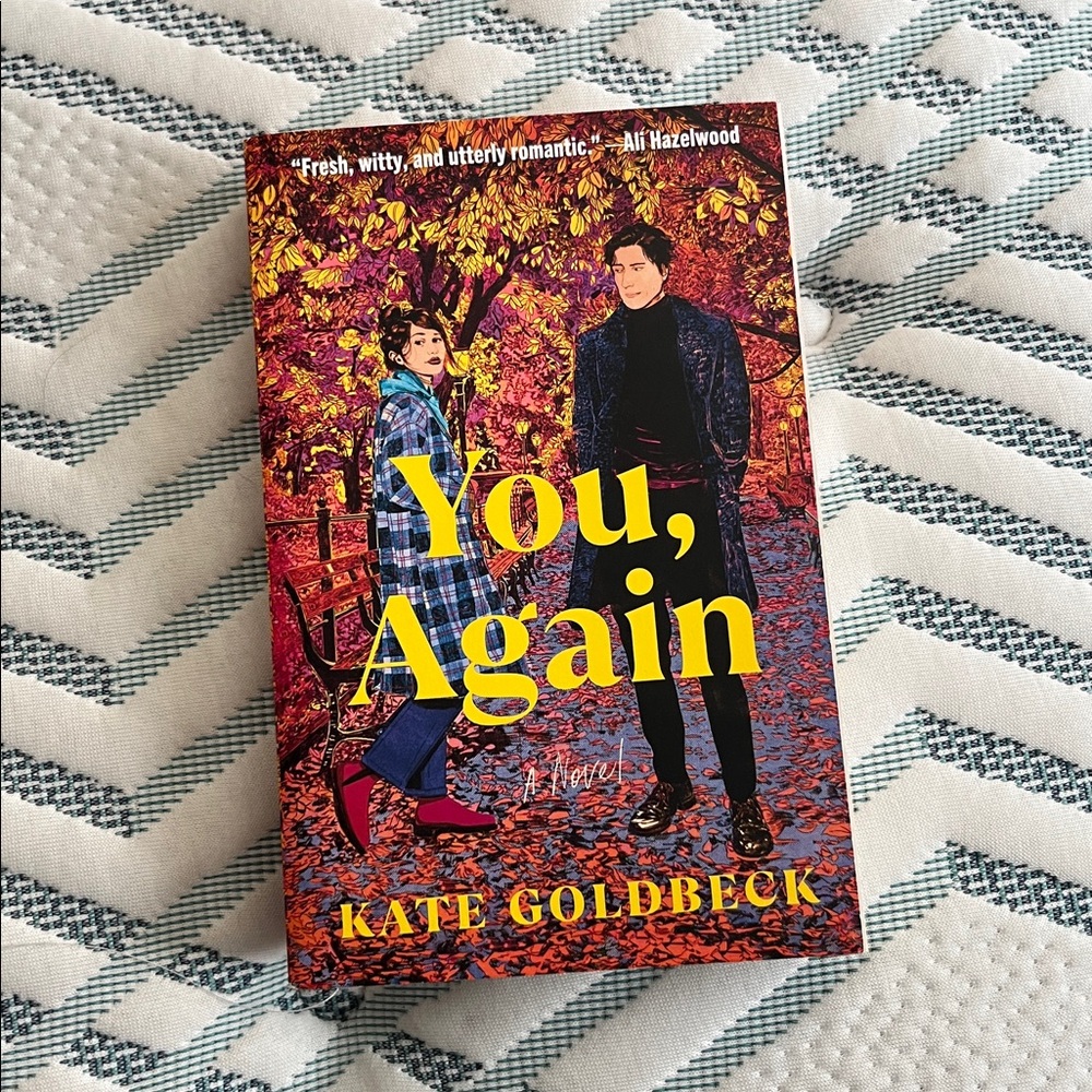 you, again by kate goldbeck paperback romcom book